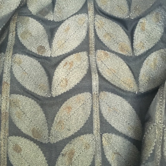 Unique Cream Leather and Black Mesh Jacket - Picture 2 of 8